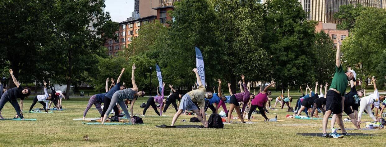 Yoga In Our City – Bushnell Park — Sports & recreation in Bushnell Park