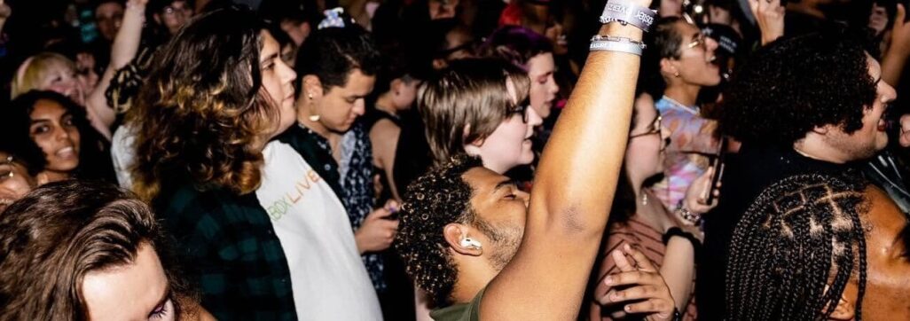 crowded music venue
