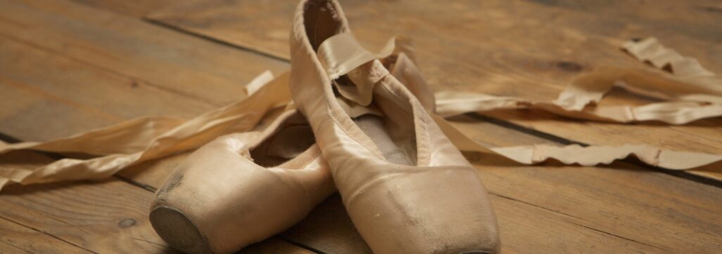 Pair of Used Ballet Shoes